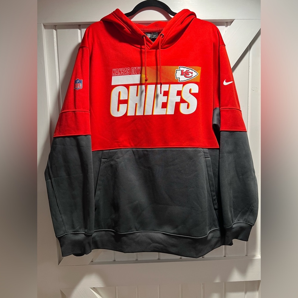 NFL Red Onfield Apparel Dri-Fit Kansas City Chiefs Hoodie